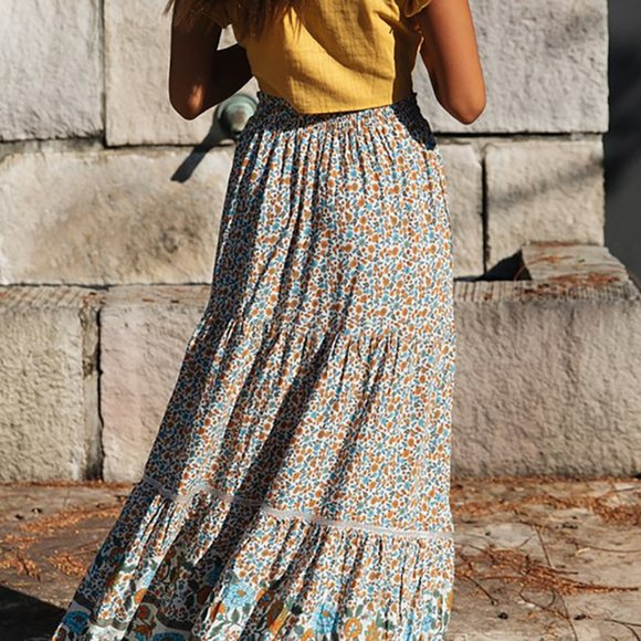 Bohemian maxi skirt - Picture 3 of 4